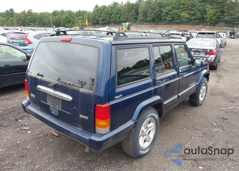 2000 Jeep Cherokee Limited из США, поврежденный, VIN 1J4FF68S8YL263830